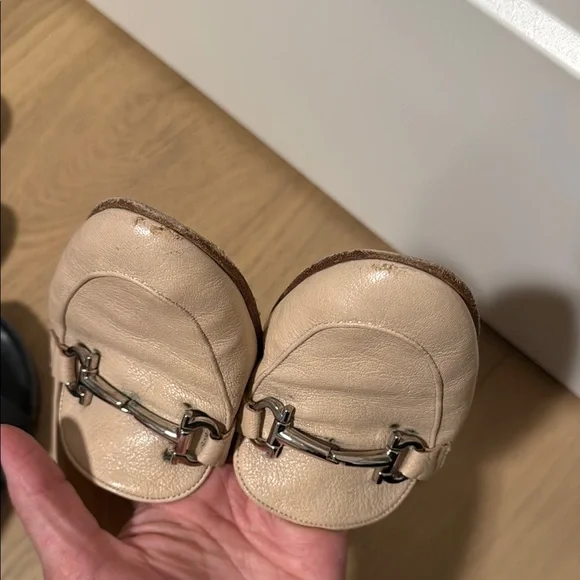 Salvatore Ferragamo Cream beige leather Loafers with Horsebit Detail 7 - Picture 4 of 6